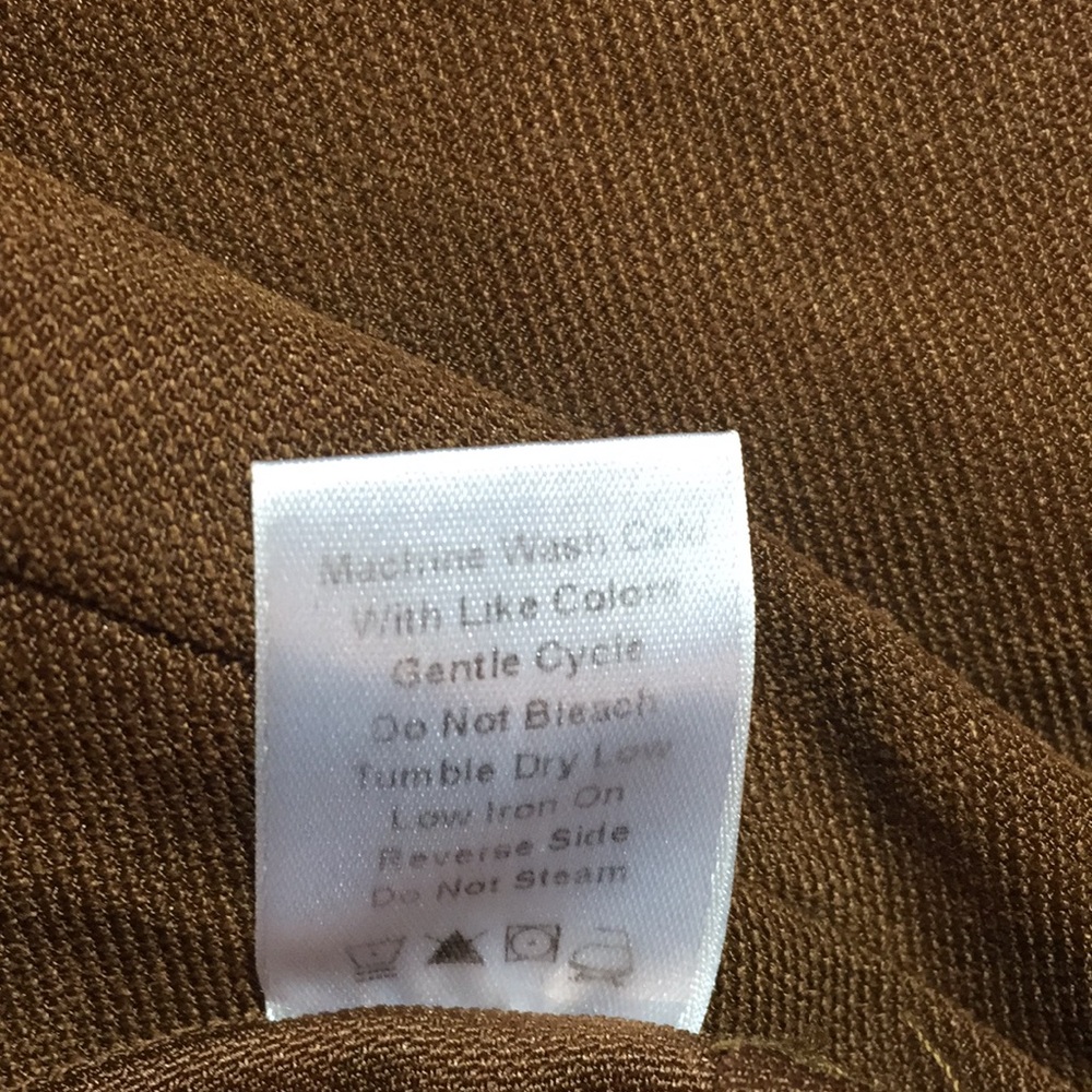 Suede look Coldwater Creek 14 3% Spandex Pant - Picture 7 of 8